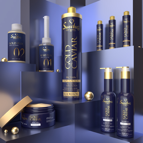 Logo Linha Sweeteez Gold Caviar